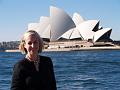 Christy and the opera house across the water 2